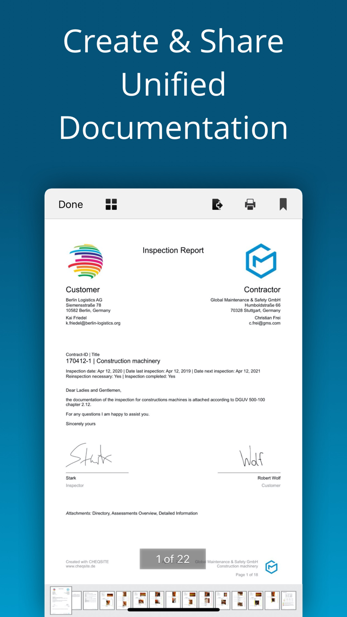 Heavy Equipment Inspection