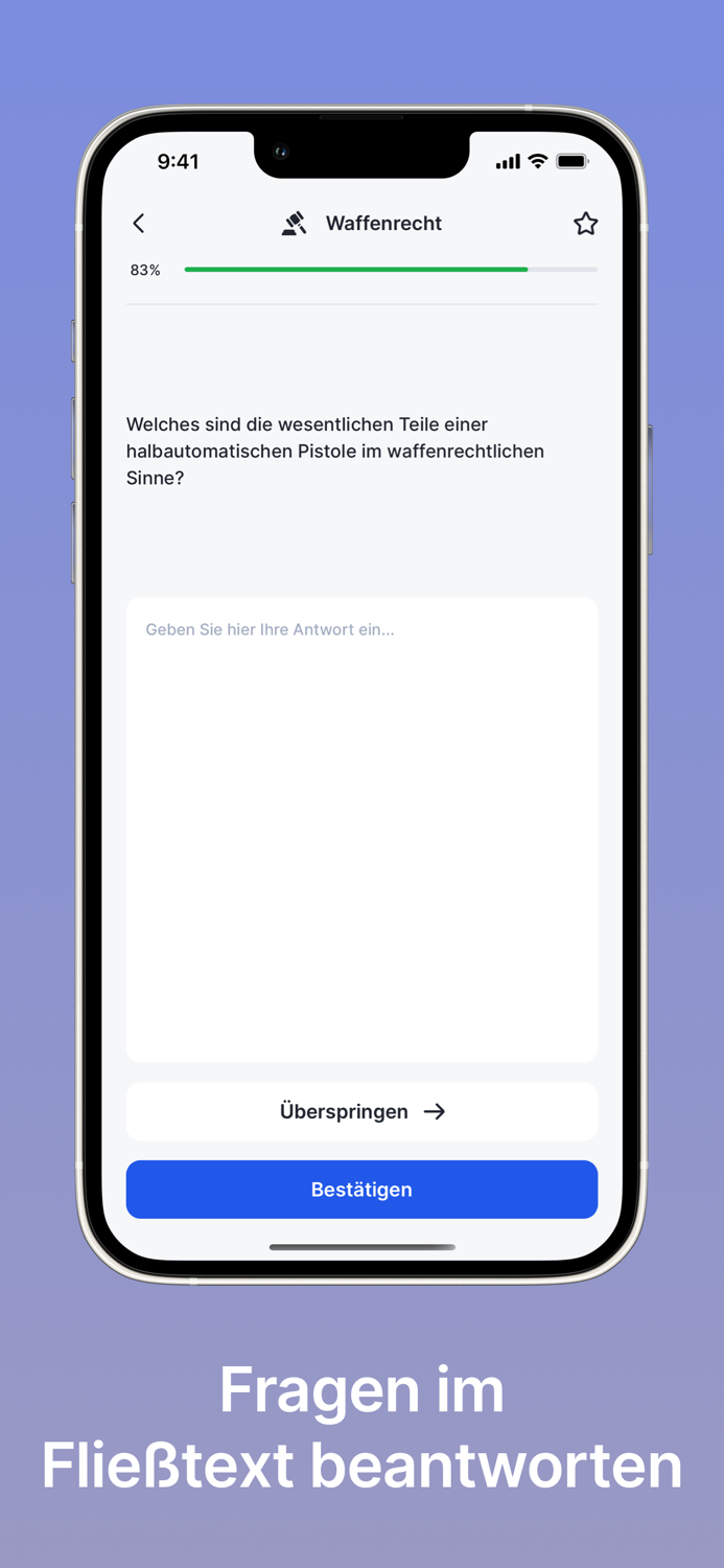 Waffensachkunde-Trainer
