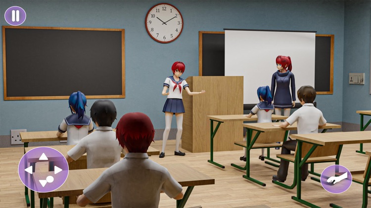 Anime Girl School Life