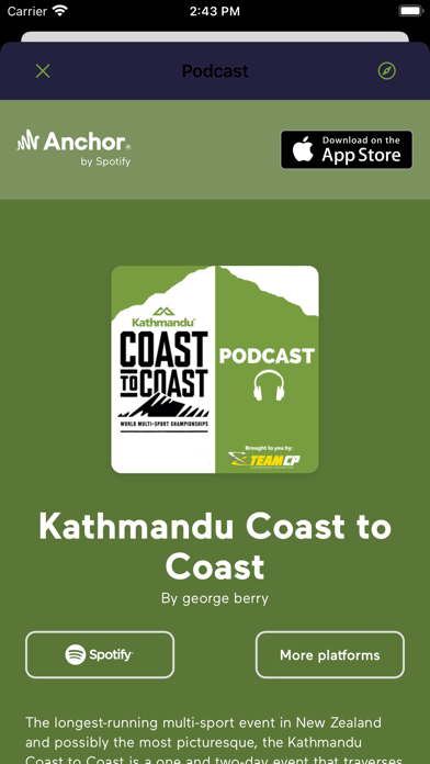 Kathmandu Coast to Coast screenshot 3