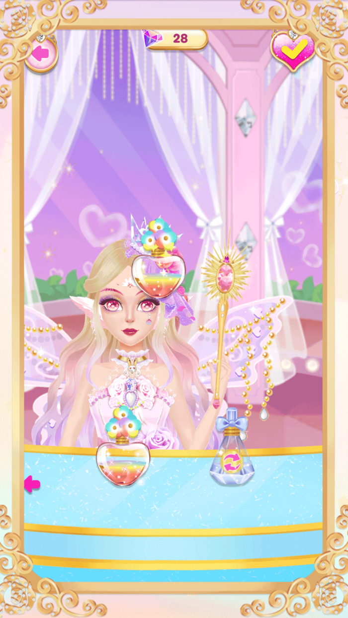 Princess unicorn dress up game