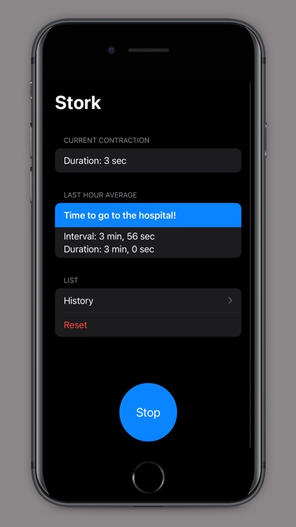 Stork - Contraction Timer