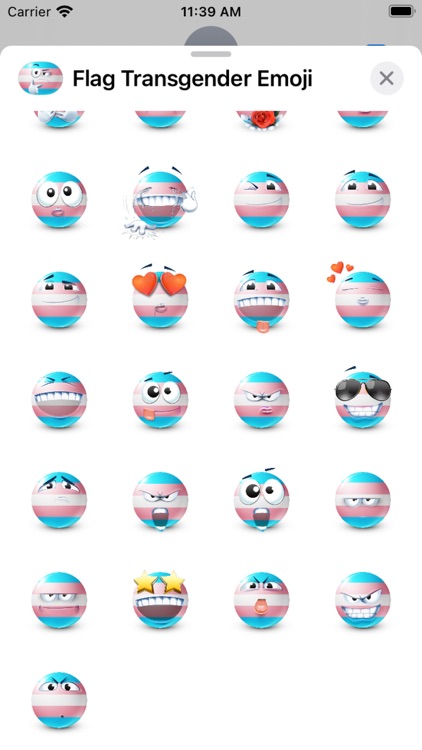 Transgender Flag Emoji screenshot-4