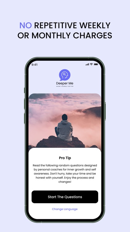 Deeper Me: Self-coaching app