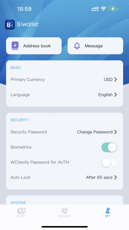 Biwallet screenshot-3