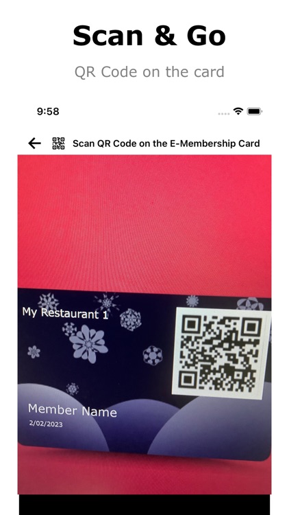 Dinner Go - E-Membership Card