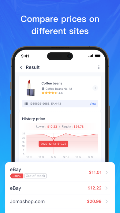 Barcode QR Scanner - Get Price Screenshot