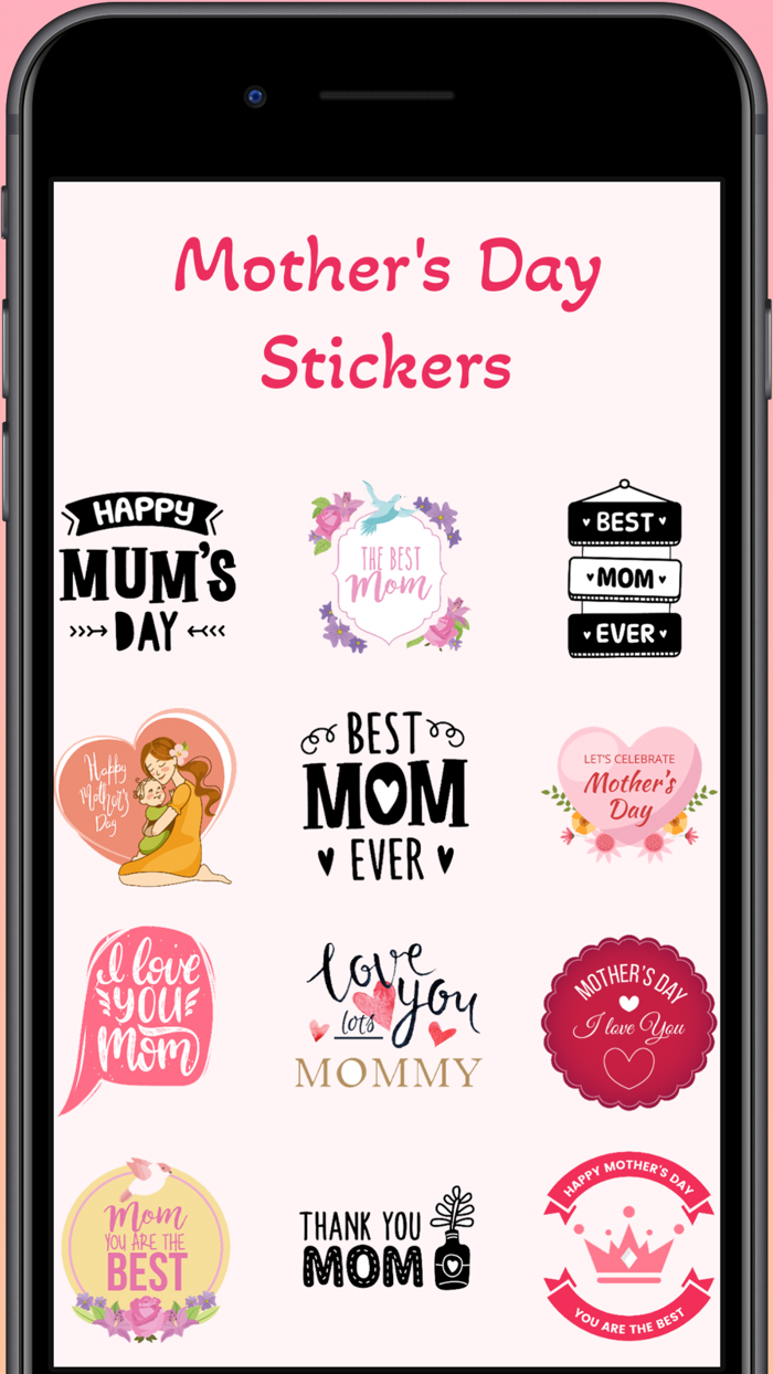 Mothers Day Stickers  Quotes