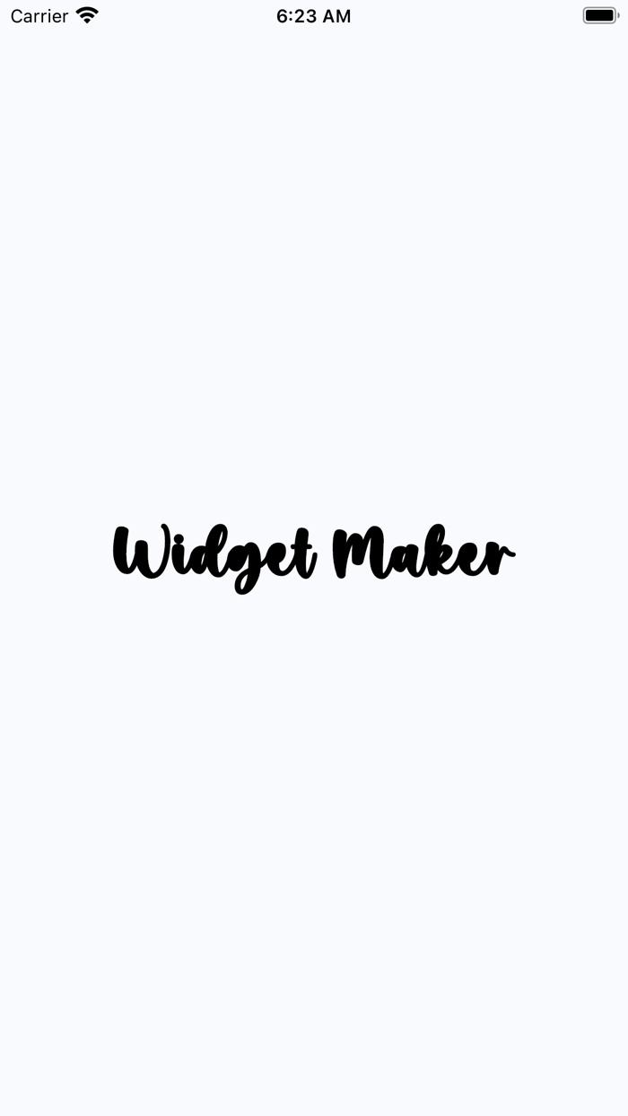 Widget Maker - Create Widgets