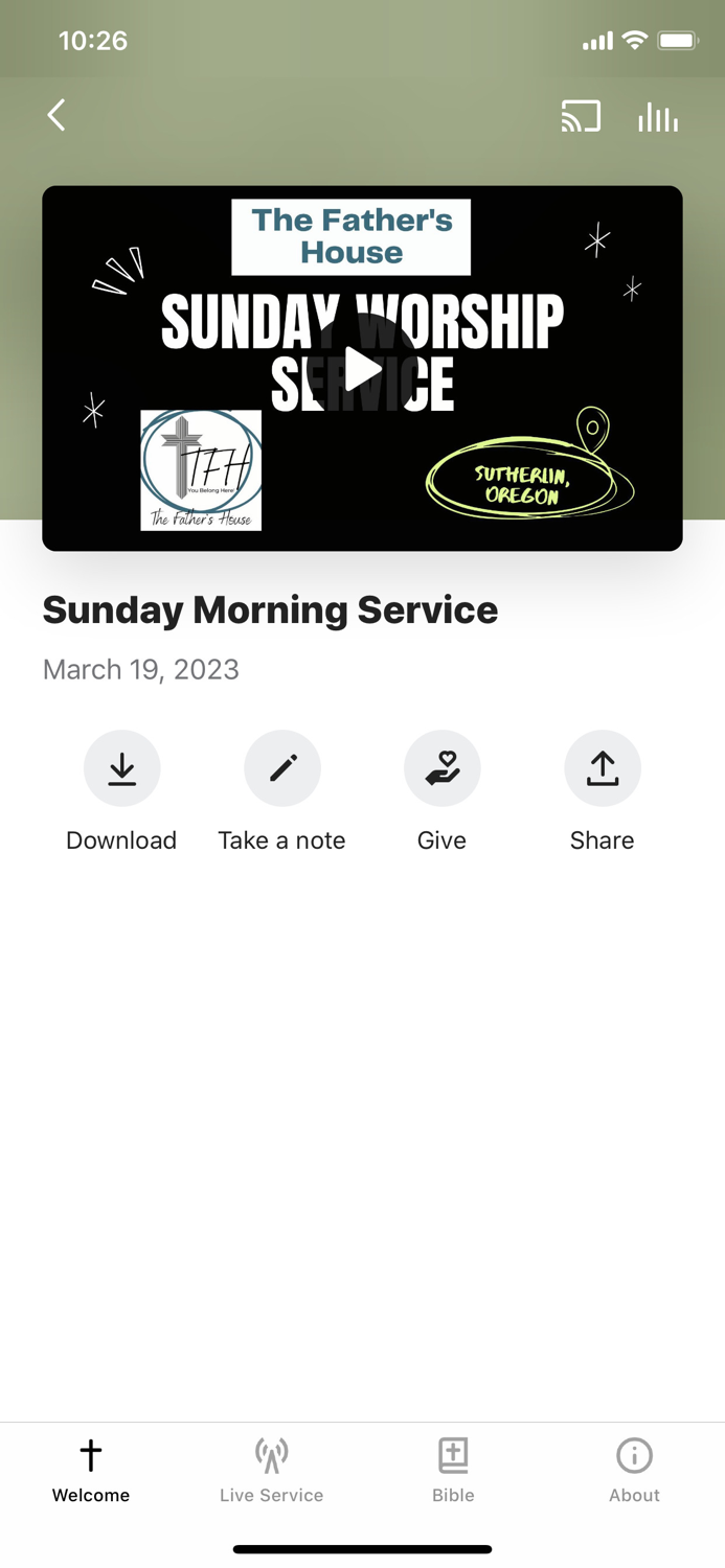 The Fathers House INT.