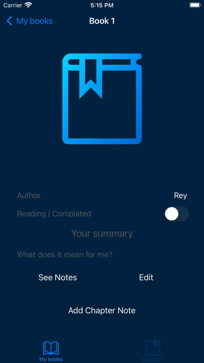 Bookmark of my read books Pro