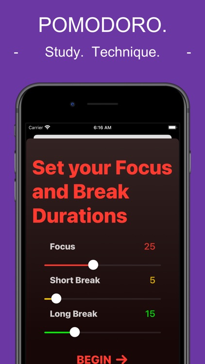 Focus Timer Pomodoro App