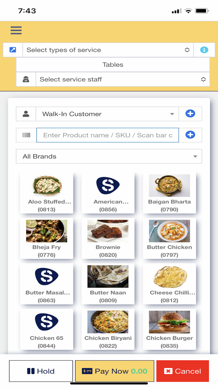 Sero POS  Point of Sale App