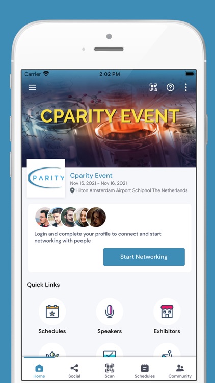 Cparity Event