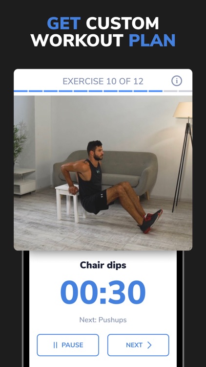 Workouts For Men: Gym & Home screenshot-4