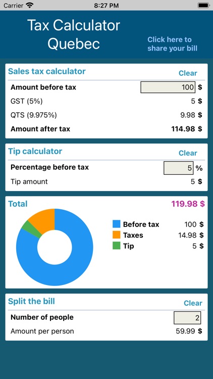 Tax Calculator