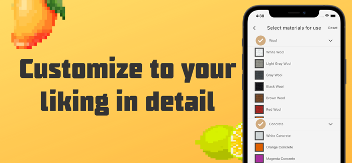 Mosaic art for Minecraft