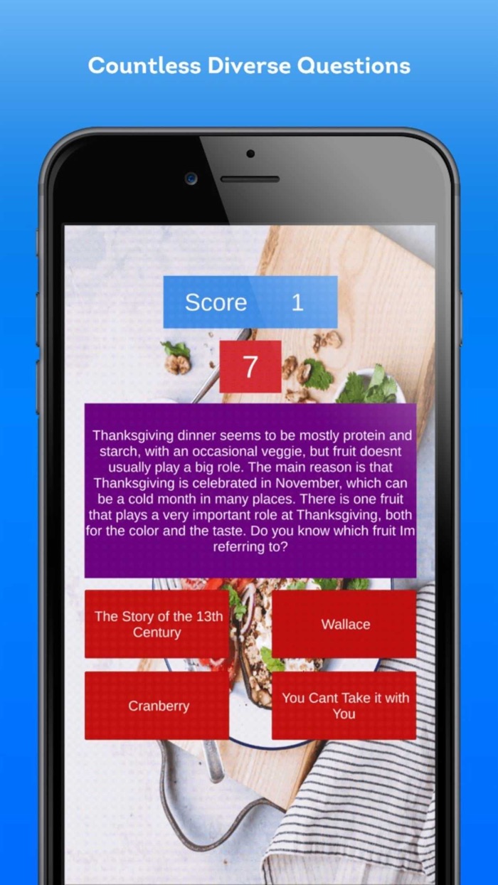 Thanksgiving Trivia Quiz