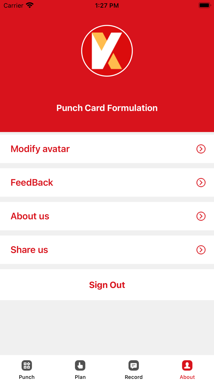 Punch Card Formulation