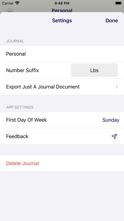 Just A Journal screenshot-3