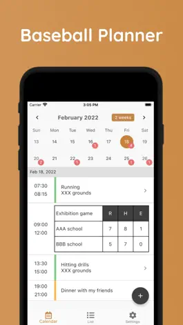 Game screenshot Baseball Schedule Planner mod apk