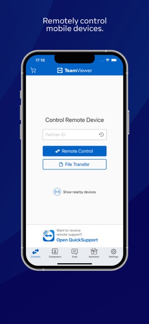 Contribuyente familia limpiar TeamViewer Remote Control on the App Store