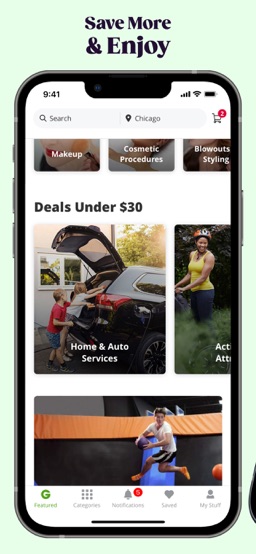 Groupon app screenshot
