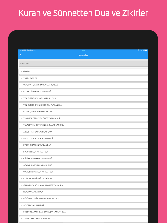 Hisnul Muslim Dua ve Zikirler