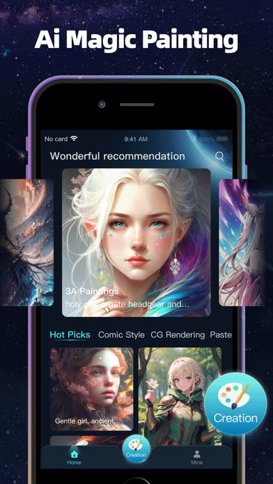 Screenshot #1 pour imageX - ai,inis paint,dawn ai