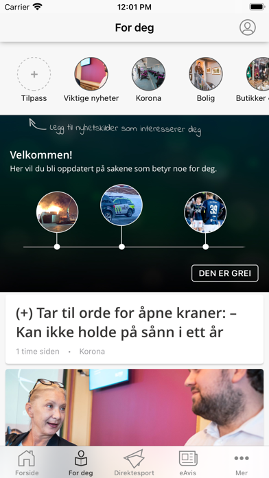 Vaksdalposten screenshot 2