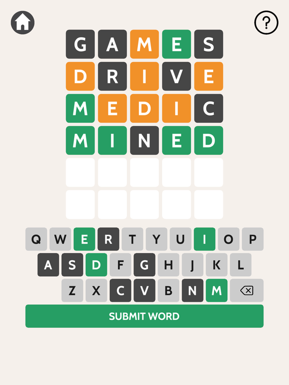 Word Guess - Word Games iPad Capturas de pantalla