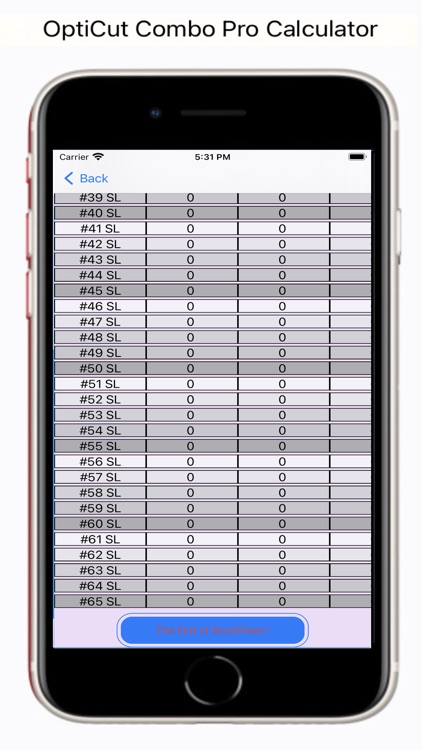 OptiCut Combo Pro Calculator screenshot-7