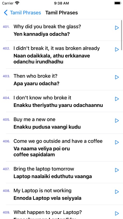 Learn Tamil through English screenshot-5