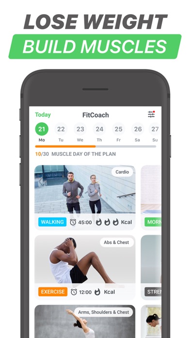 Fitness Coach & Diet: FitCoach Screenshot