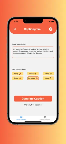 Game screenshot Captions & Hashtags by AI mod apk