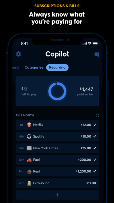 Copilot: The Smart Money App Screenshot