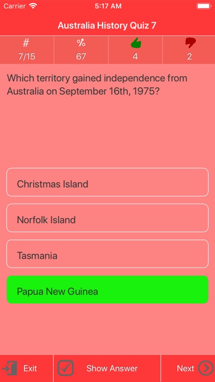 Australia History Quiz