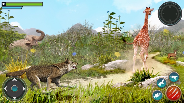 Wolf Simulator Animal Games 3D screenshot-4