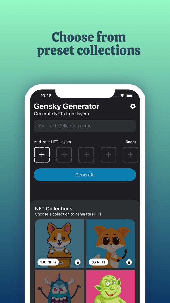 Gensky NFT Generator