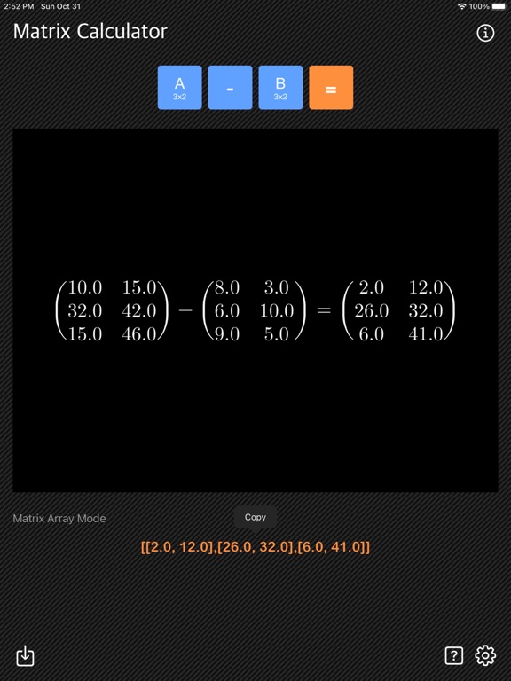 Matrix Calc Plus screenshot 17