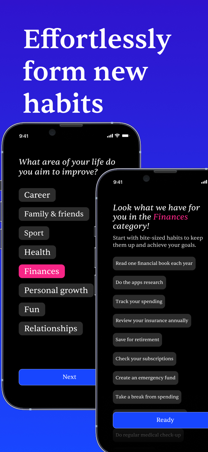 The habit tracker - goals арр