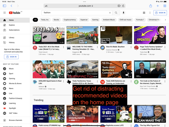 "No Distractions" for YouTube "No Distractions" for YouTube