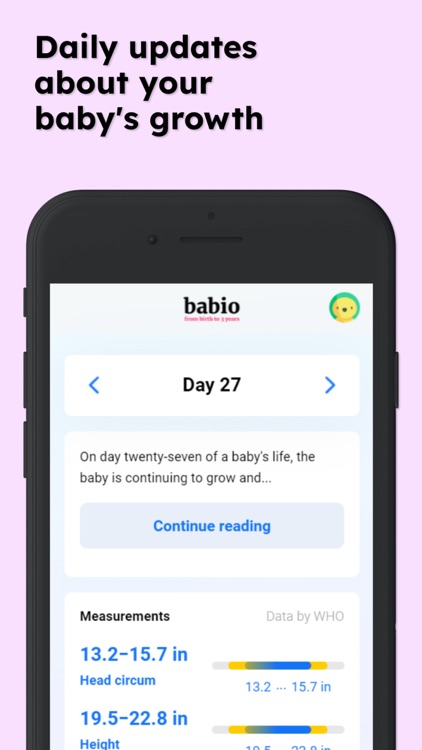 Babio · Daily baby checkup