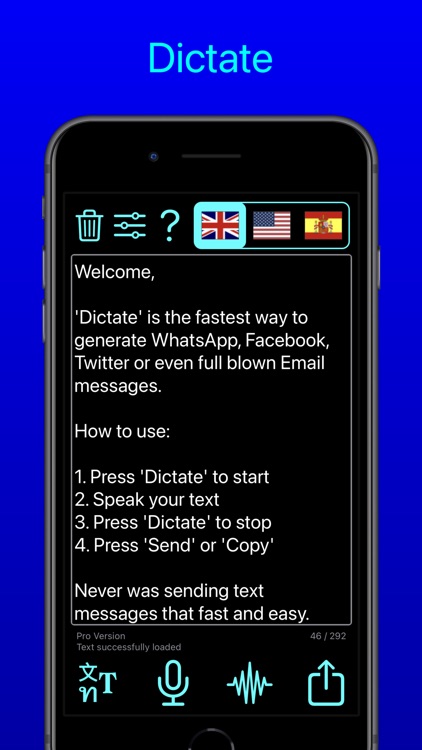 Dictate Pro - Speech to text screenshot-4
