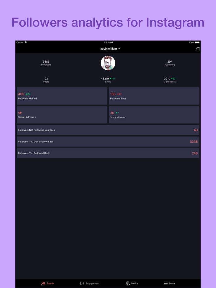 Reports - Followers Tracker