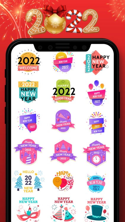 New Year Stickers & Cards! screenshot-3