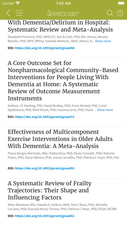 GSA (Journals) screenshot-3