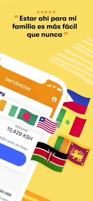 Screenshot 3 Sendwave-Envía dinero con amor iphone