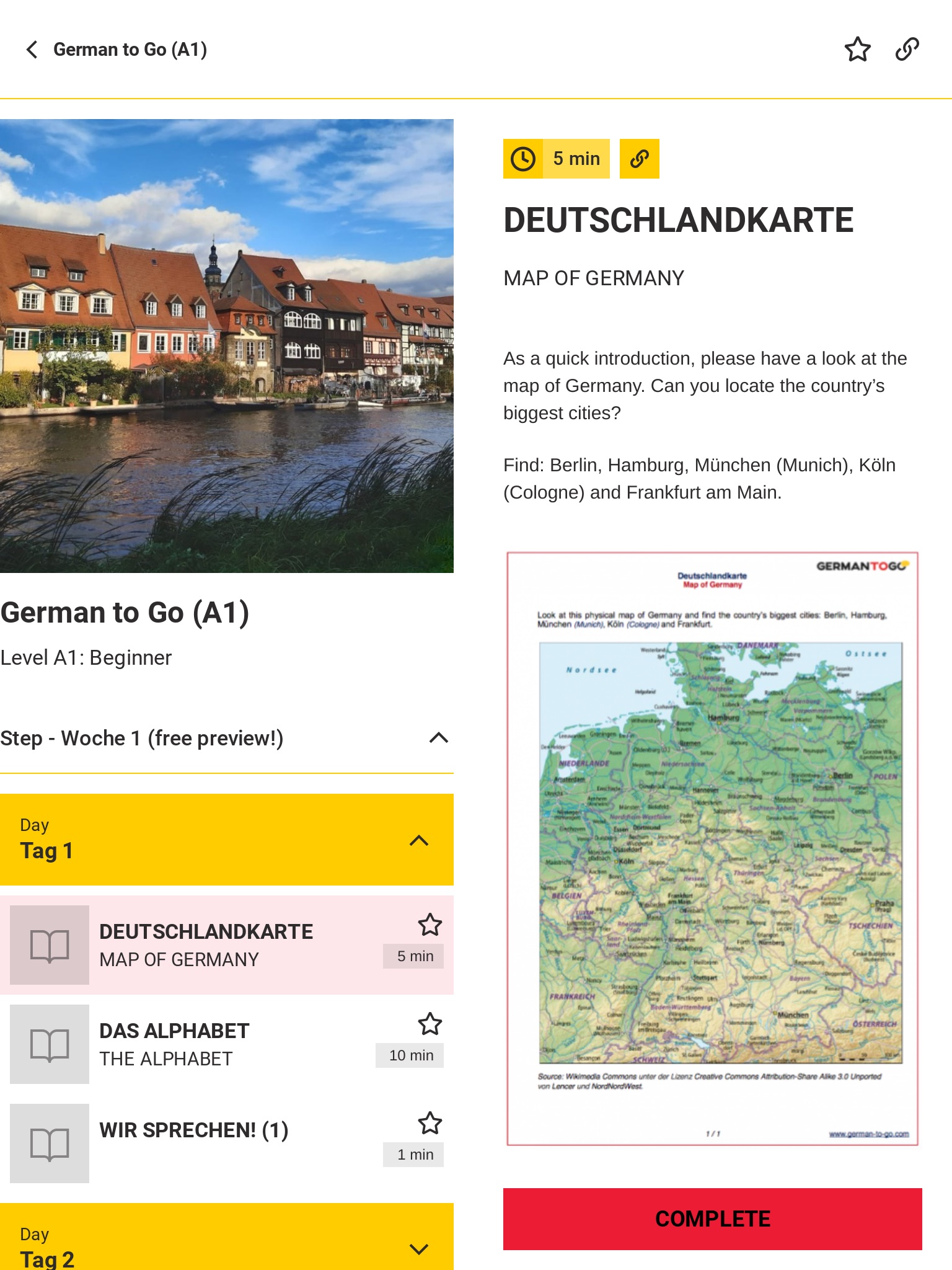 German to Go - Course screenshot 3