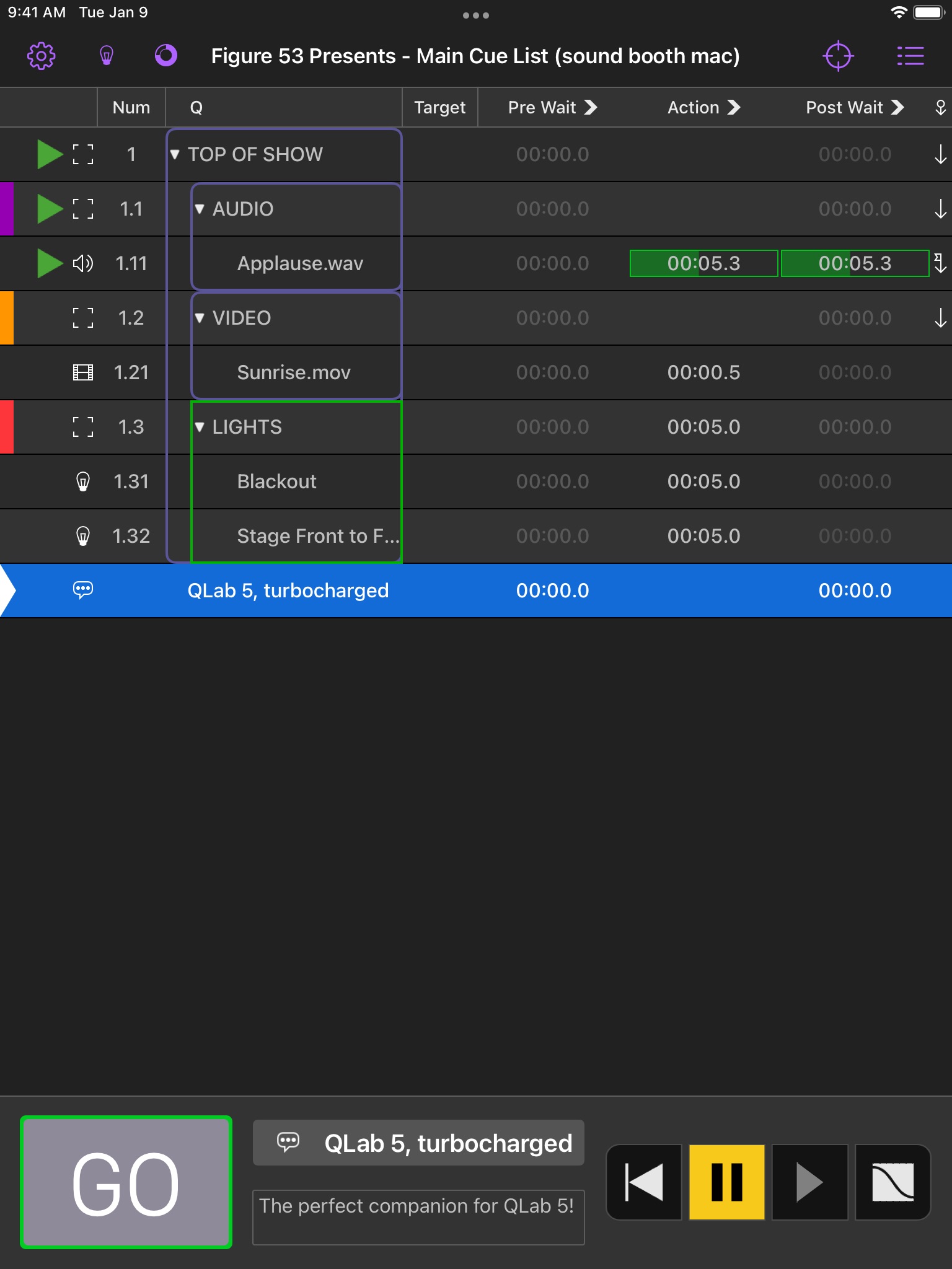 QLab Remote screenshot 2